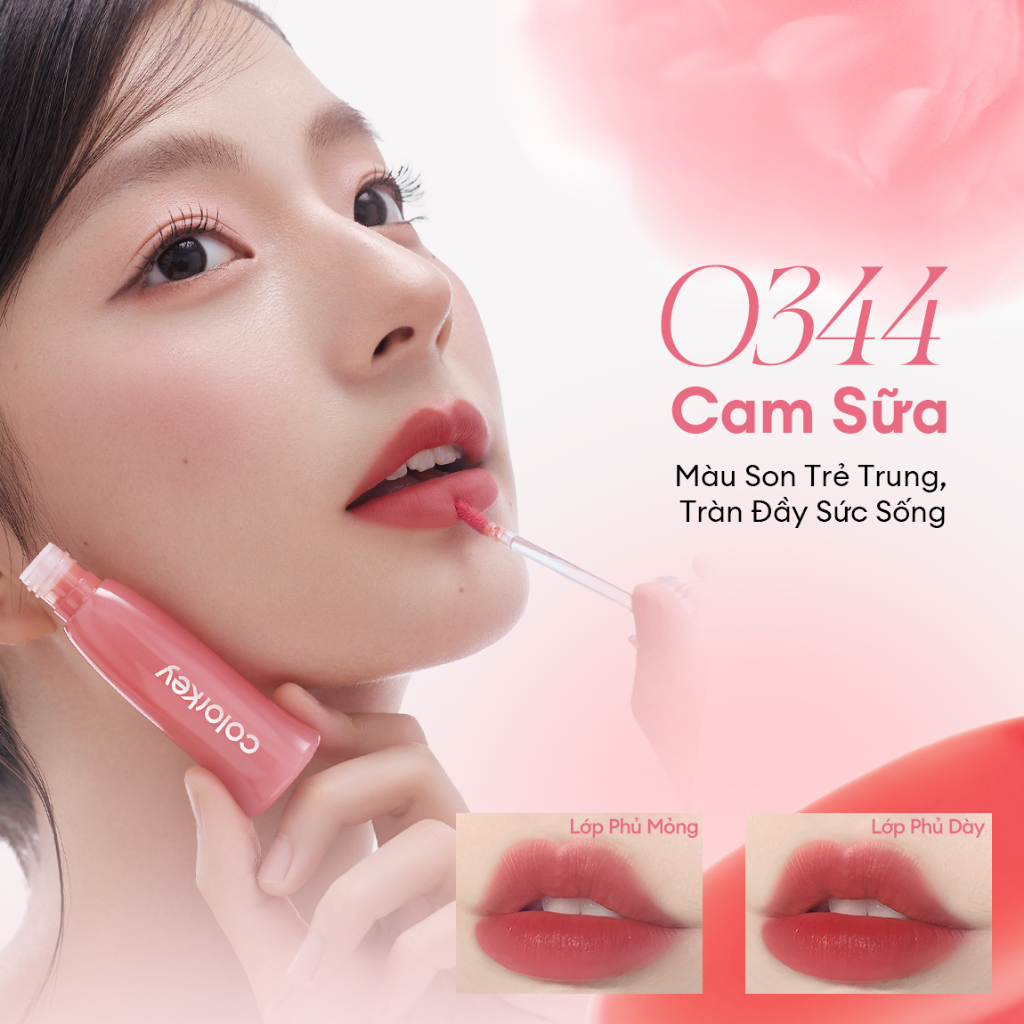 Review Son COLORKEY Watery Tint - Lì Mịn Nhẹ Môi, Không Dính, Lâu Trôi - Hinh 5
