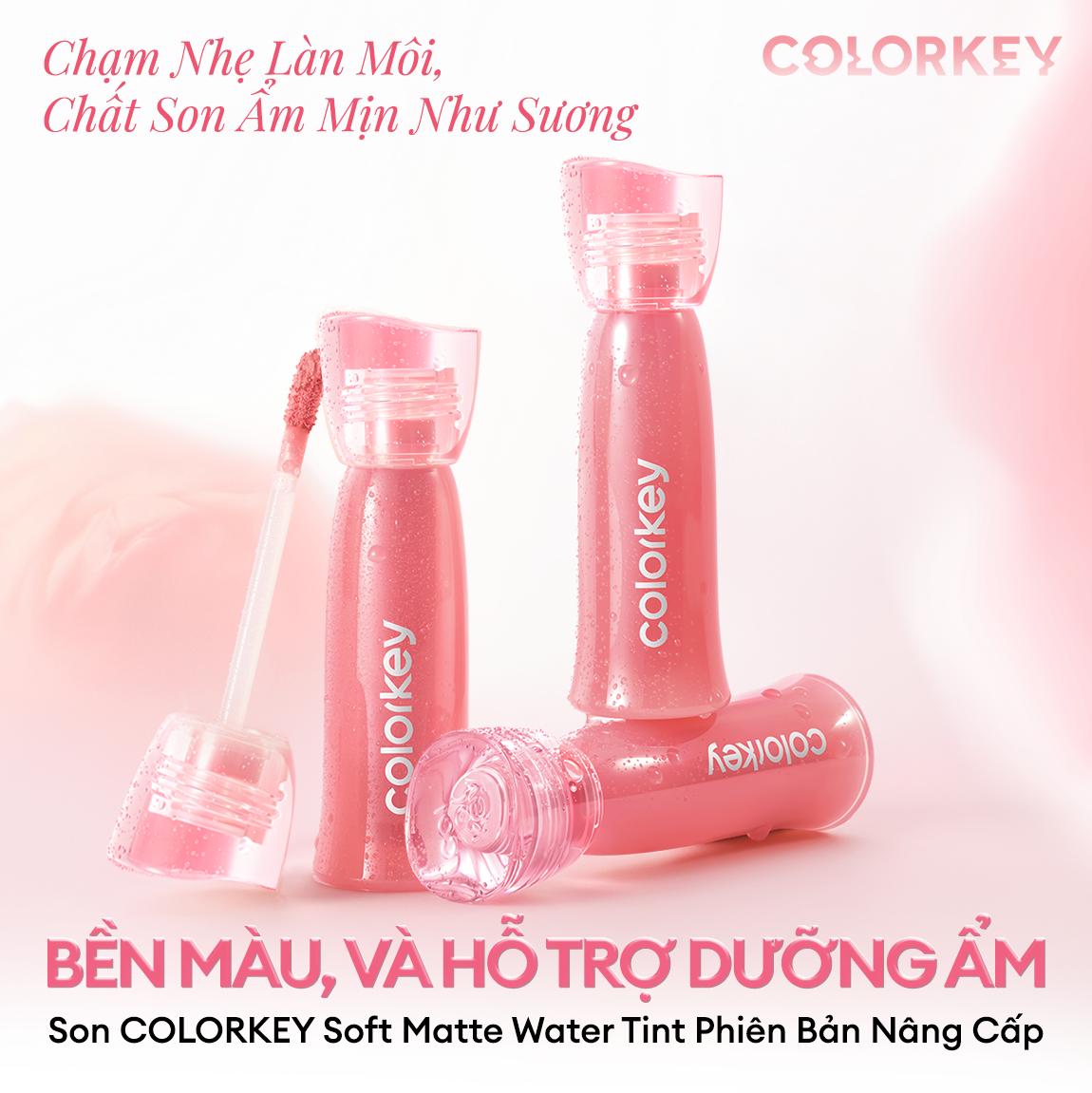 Review Son COLORKEY Watery Tint - Lì Mịn Nhẹ Môi, Không Dính, Lâu Trôi - Hinh 24