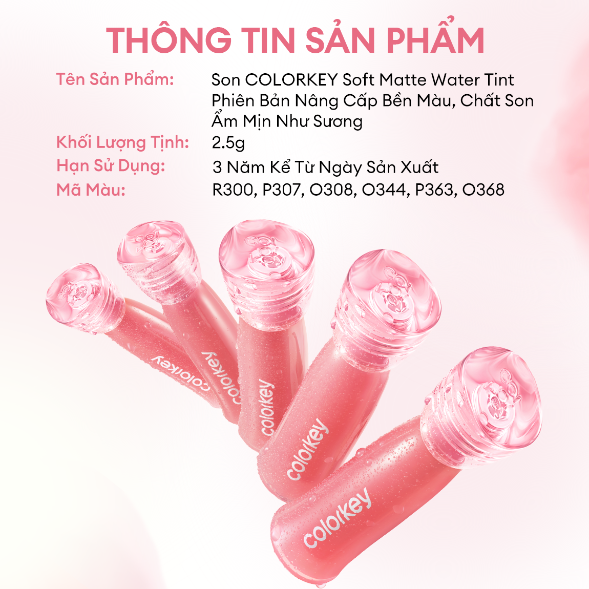 Review Son COLORKEY Watery Tint - Lì Mịn Nhẹ Môi, Không Dính, Lâu Trôi - Hinh 34