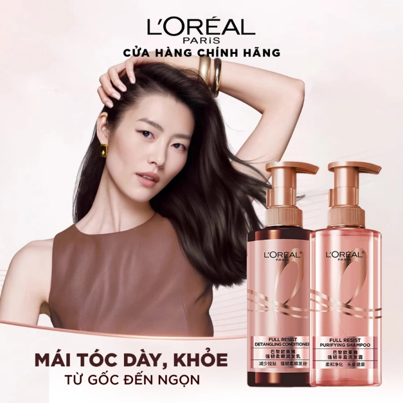 Review Bộ đôi Dầu Gội Xả L'Oreal Paris Elseve Full Resist 440ml – Giải Pháp Cho Tóc Gãy Rụng - Hinh 4