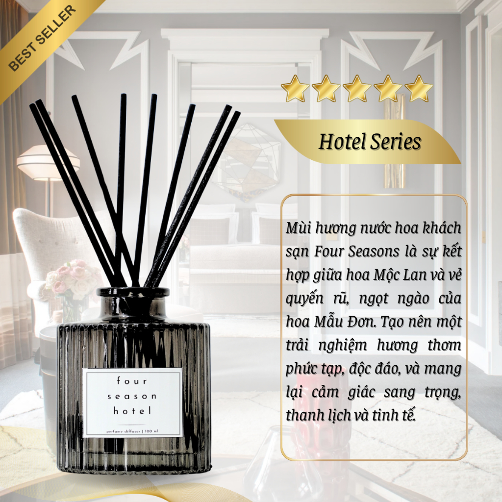Nước Hoa Thơm Phòng CLOU: Review Chi Tiết 4 Mùi Hương Khách Sạn 100ml - Hinh 8