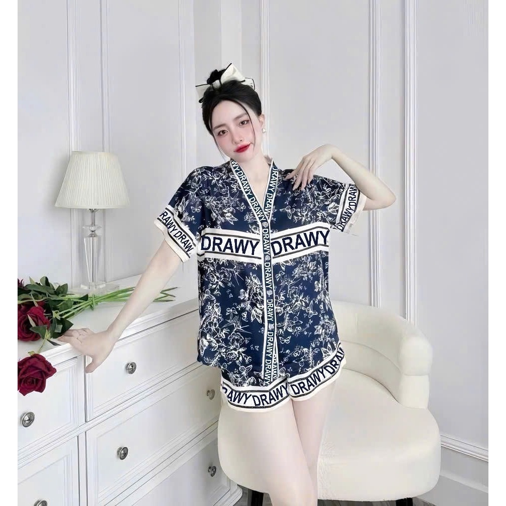 Review Bộ Pijama Hisexy Lụa Latin Cộc Tay Quần Đùi P10 - Đồ Ngủ Nữ Thoải Mái Cho Mùa Hè - Hinh 18