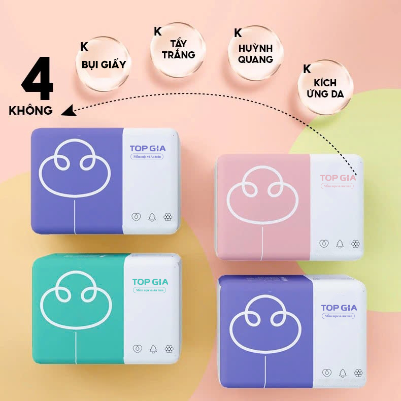 Review Thùng 30 Gói Giấy Ăn Rút Topgia 3 Màu Cao Cấp 4 Lớp - Lựa Chọn Thông Minh Cho Gia Đình - Hinh 2