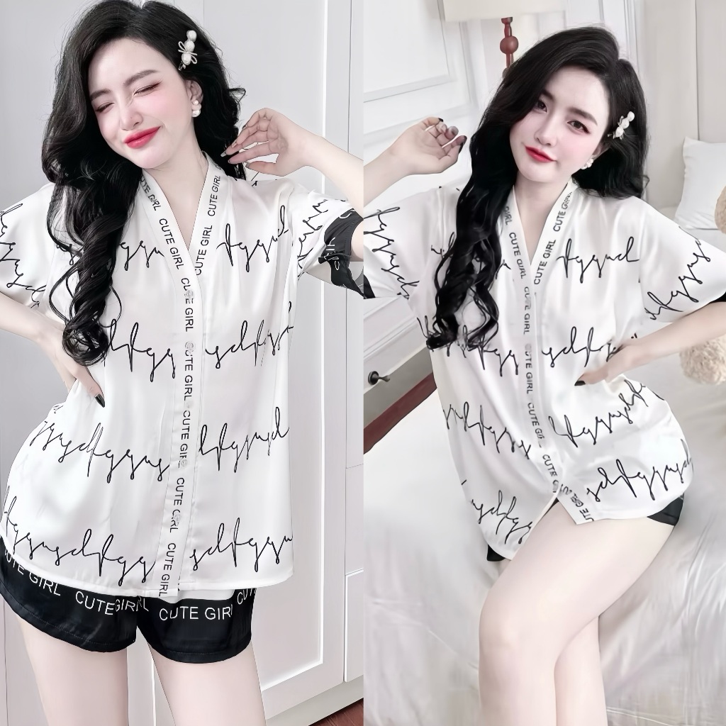 Review Bộ Pijama Hisexy Lụa Latin Cộc Tay Quần Đùi P10 - Đồ Ngủ Nữ Thoải Mái Cho Mùa Hè - Hinh 22