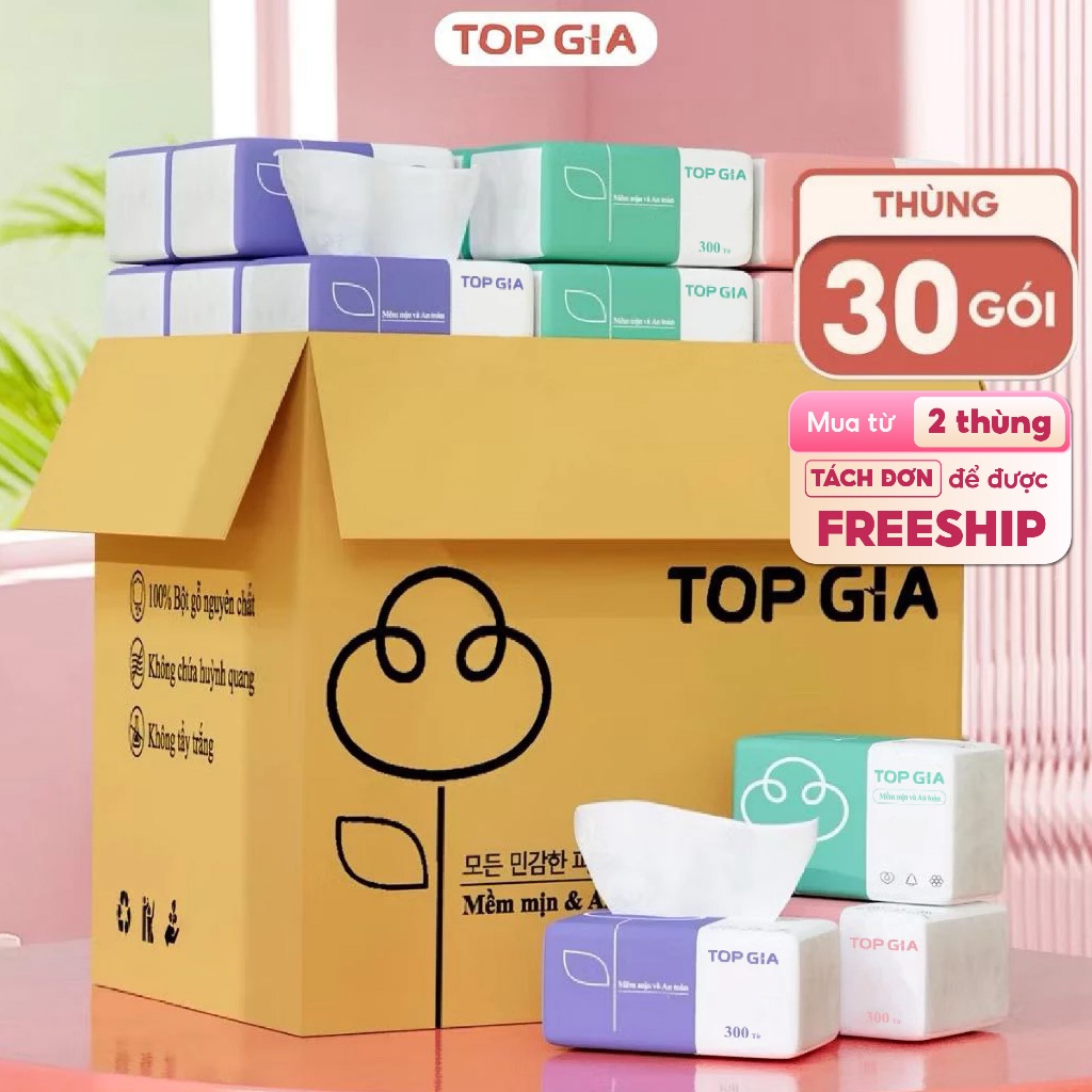 Review Thùng 30 Gói Giấy Ăn Rút Topgia 3 Màu Cao Cấp 4 Lớp - Lựa Chọn Thông Minh Cho Gia Đình - Hinh 8
