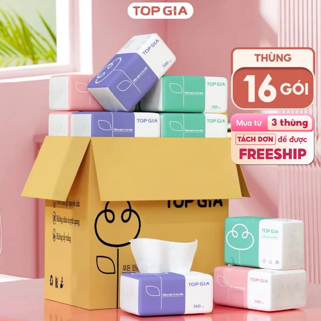 Review Thùng 30 Gói Giấy Ăn Rút Topgia 3 Màu Cao Cấp 4 Lớp - Lựa Chọn Thông Minh Cho Gia Đình - Hinh 7