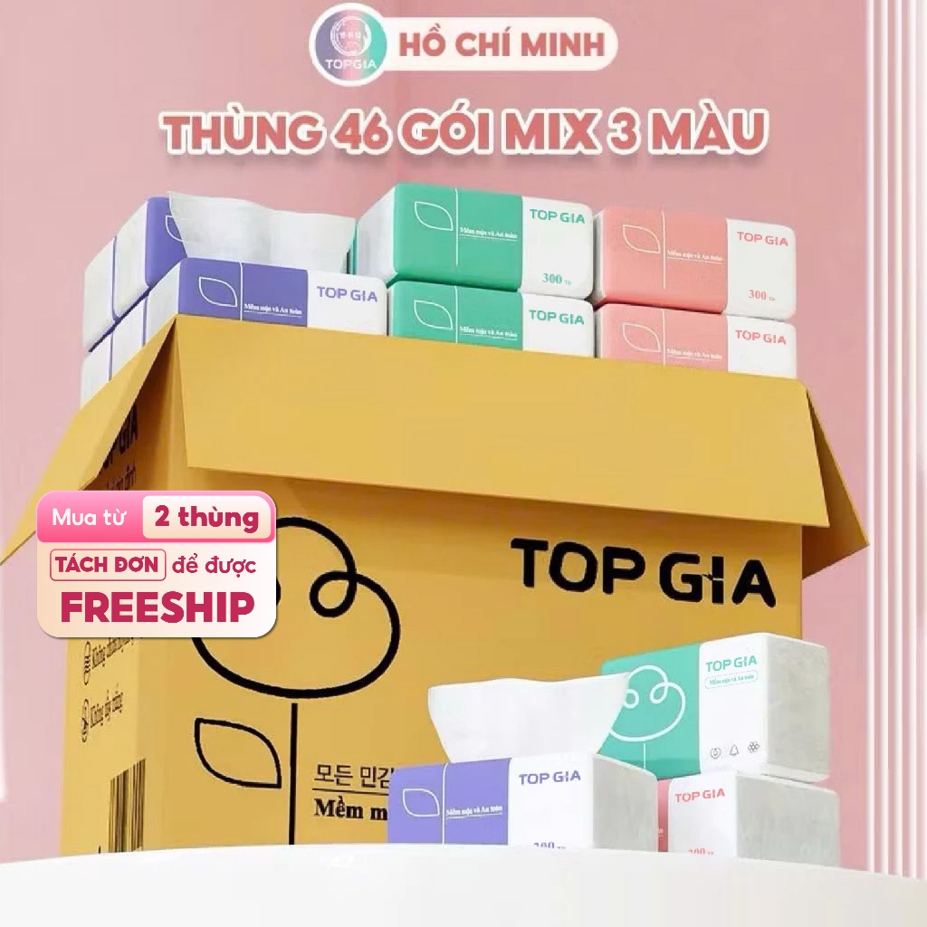 Review Thùng 30 Gói Giấy Ăn Rút Topgia 3 Màu Cao Cấp 4 Lớp - Lựa Chọn Thông Minh Cho Gia Đình - Hinh 9