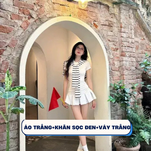 Set 3 Món Áo Thun Ôm Body BAP STUDIO: Review Chi Tiết Bộ Set Cotton Mềm Mịn Kèm Váy Xếp Ly - Hinh 11