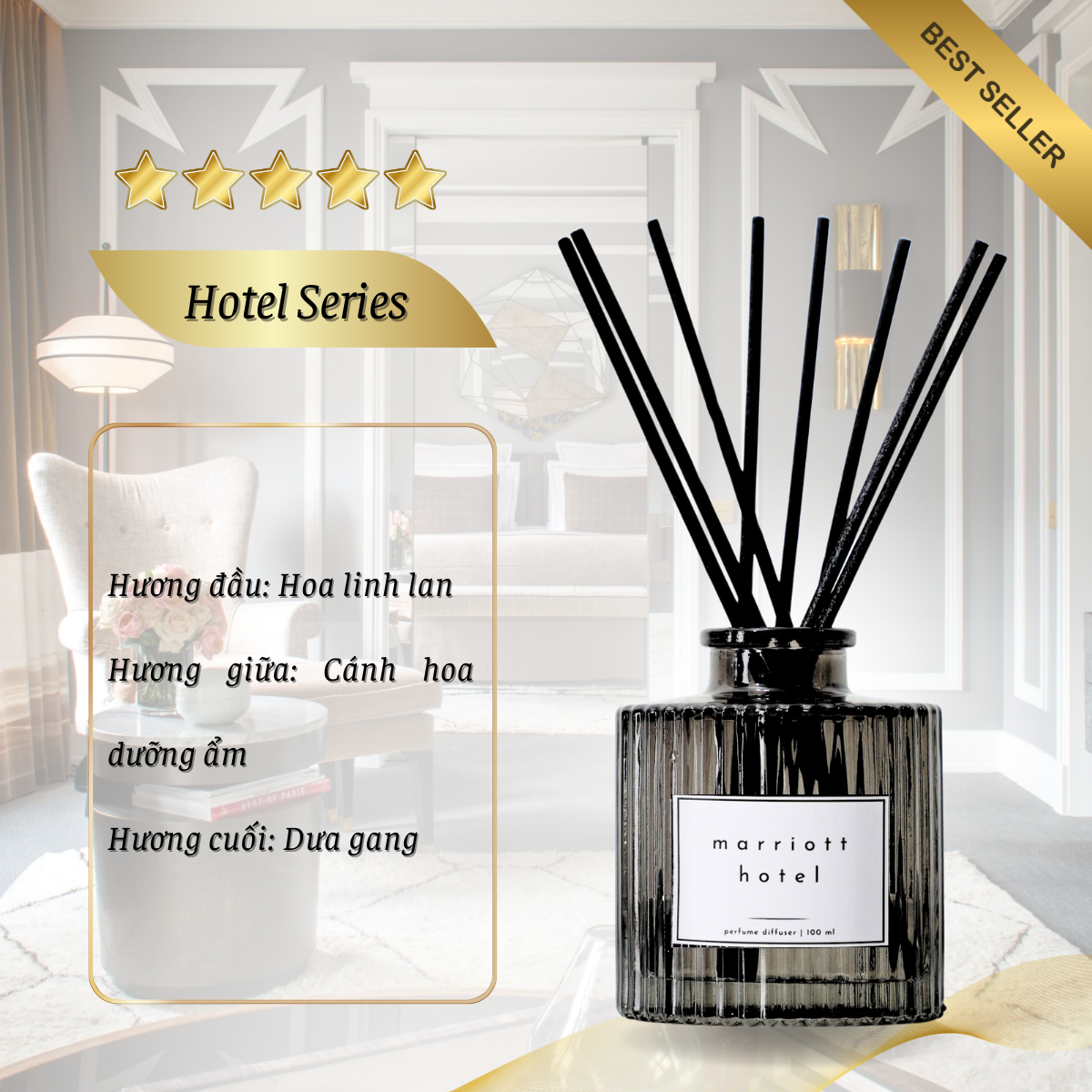 Nước Hoa Thơm Phòng CLOU: Review Chi Tiết 4 Mùi Hương Khách Sạn 100ml - Hinh 18